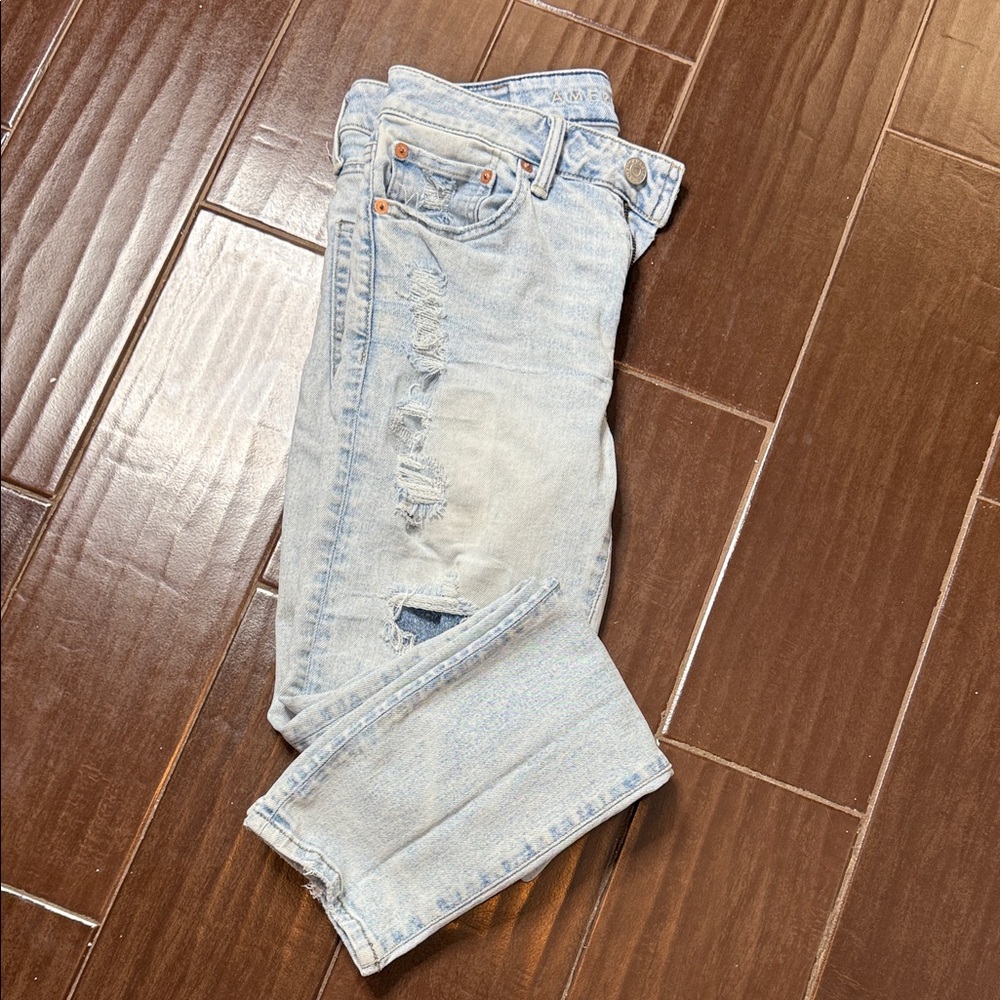 American Eagle Outfitters Light Blue Skinny Jeans